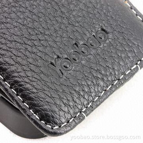Case for Apple's iPhone 4, Elegant Design, Made of Genuine Leather Material